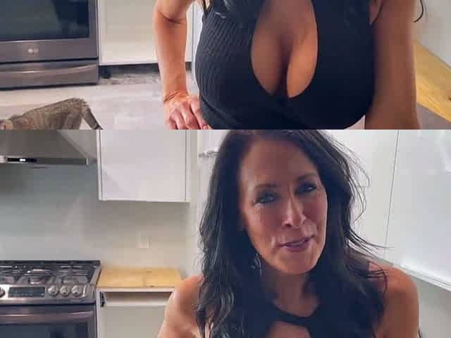 Reagan Foxx A Sexy Brunette MILF Fucks The Contractor In