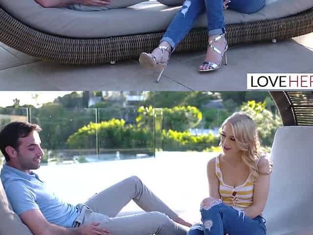 Serving Footjob In A Sexy Feet Sex