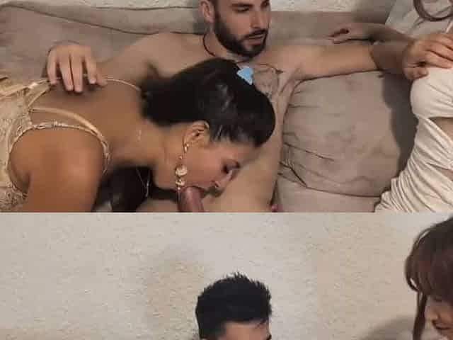 lola luca en trio sexe avec un couple