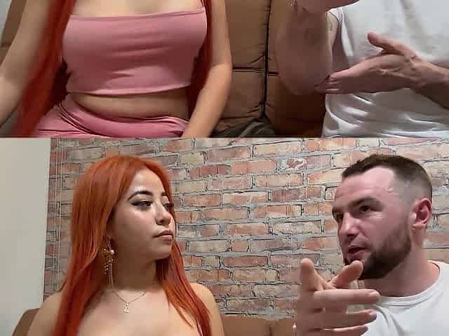 Behind the Scenes with Glamorous Redhead, Celeste Alba, and Andres Acosta