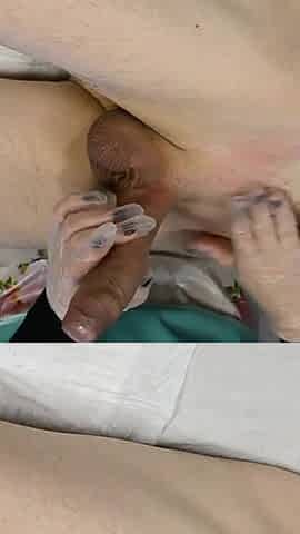 Teen Cums Twice in a Row During Waxing