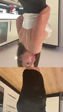 Big Breast Worship Satin, Nylons and High Heels Fetish