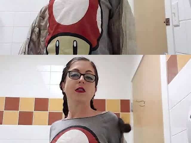 Pissing On The Gas Station Floor In Fishnets