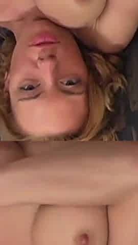 Blonde babe smashed from a big cock