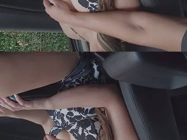 Secretary desires a raise, this babe asks me if we can talk out it in the car