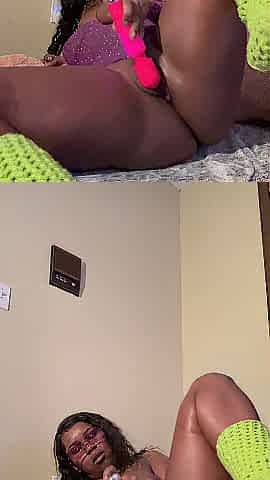 Charming Black Toys With Herself