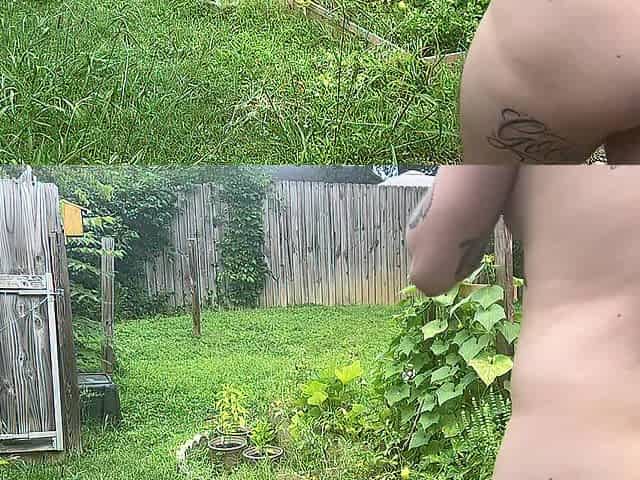 The Nude Gardener Part two: The Harvest