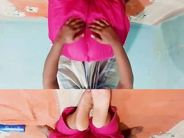 Desi Bhabi Big Ass Parachute Oil Massage