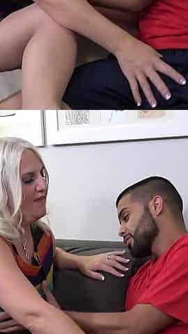 Blonde MILF Anna Moore Bangs Her Stepdaughters Ex Boyfriend