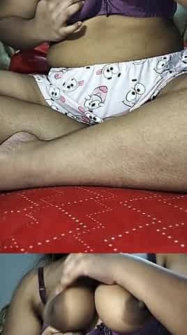 Bangladeshi Housewife Secretly Fingering Herself in Bed