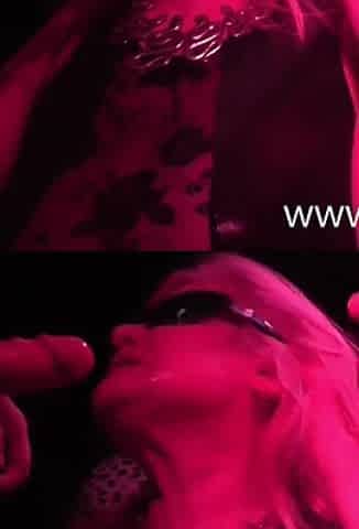 MILF with 2 Young Guys in a Swinger Club