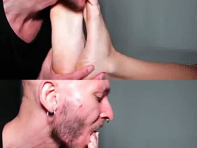 The Latina Petite Teases With Mouth & Soles Before