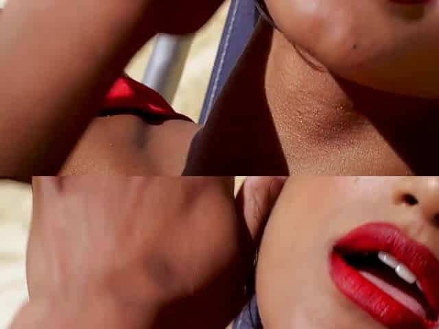 Latina goddess teases with sultry passionate dark-haired ecstasy