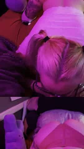 Small fiance sucks my dick previous to letting me destroy her!