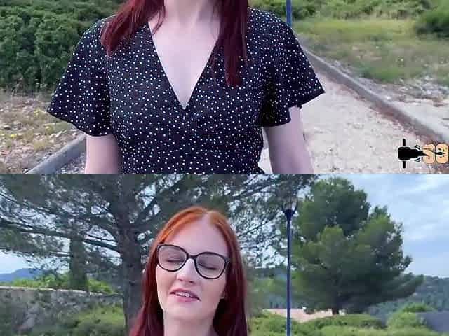 Lavyana, a nasty redhead, swears by DP!
