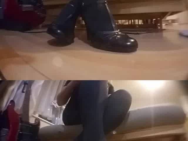 Candid Heels and Nylon Nylons filmed