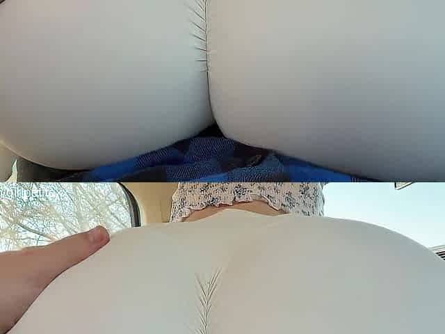 Risky Made to Cum Stepbrother in the Car