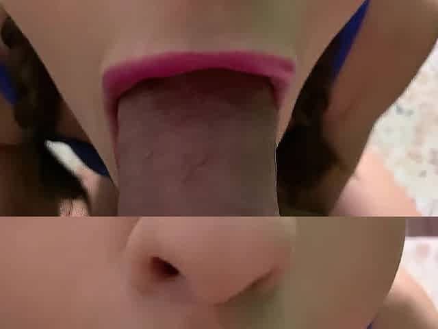 Candy Kitty Oral job Spunk flow Compilation