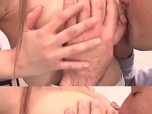 Pyu-471 Bodycon Interviewer: Show Your Enthusiasm With A Sandwiched Cumshot