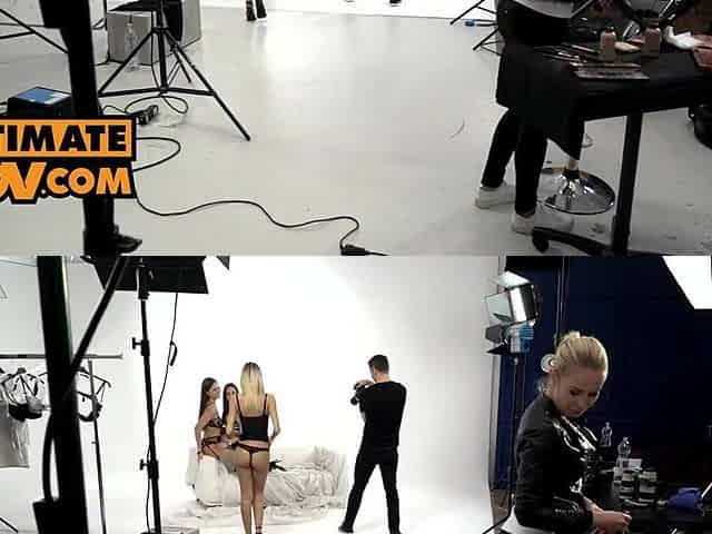 Underware models in MFFF anal and cunt bang foursome