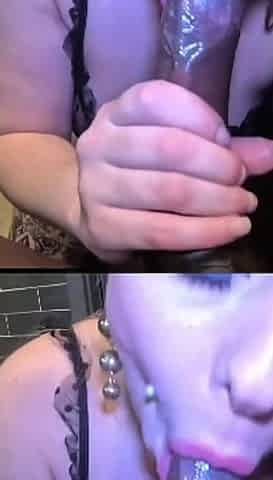 Filthy Maid Gives Deep Rimming to BBC