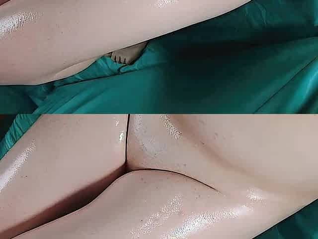 9 Large Oiled Hips Ravishing Soft Bubble Legs Masturbating Hands-free
