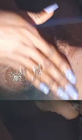 Blue Oiled Up Vagina
