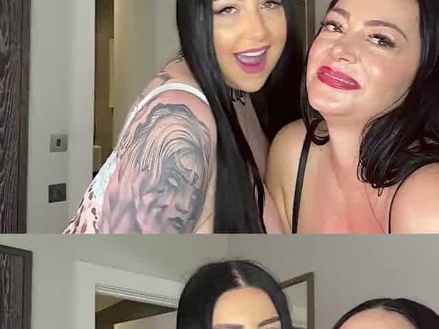 Maddison ebony and Kara Devine share a bbc for the 1st time