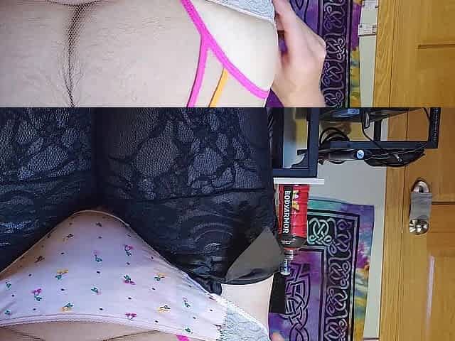 showing off my sissy butt and clitty