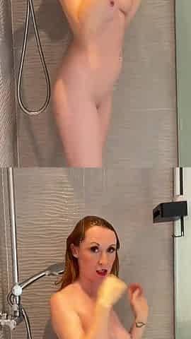 Perve On Me During A Sensual Shower Masturbation Session
