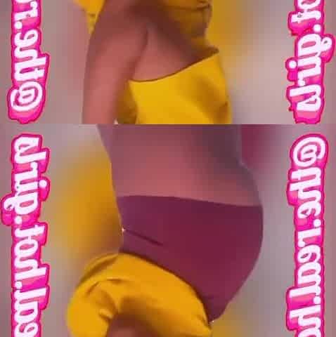Chocolate Black Baddie Twerks & Undresses in College Dormroom
