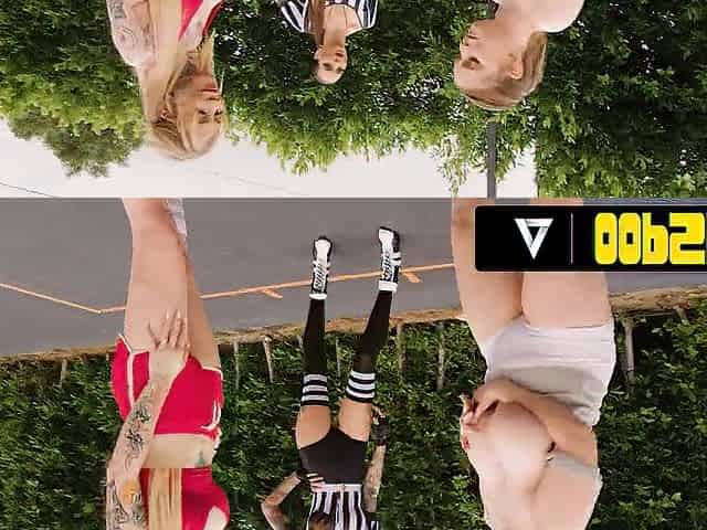 OOPSIE - Basketball Referee Rocky Emerson Caught Competitive Players Gracie Jane & Codi Vore Banging