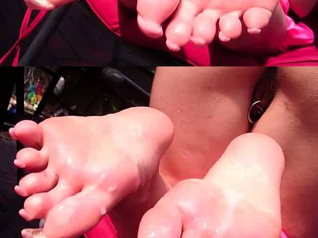 Exotic brunette hardcore foot fetish fuck