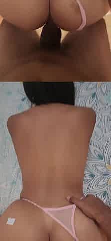 CUM IN VAGINA - My roomate always love to make me groan loud and cum inside my snatch