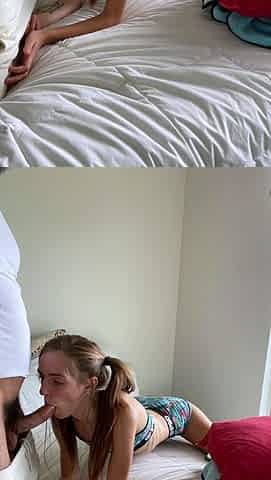 Amateur Teen Blowjob On Adult Webcam Show