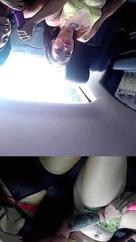 I masturbate my vagina with my ally on the way home