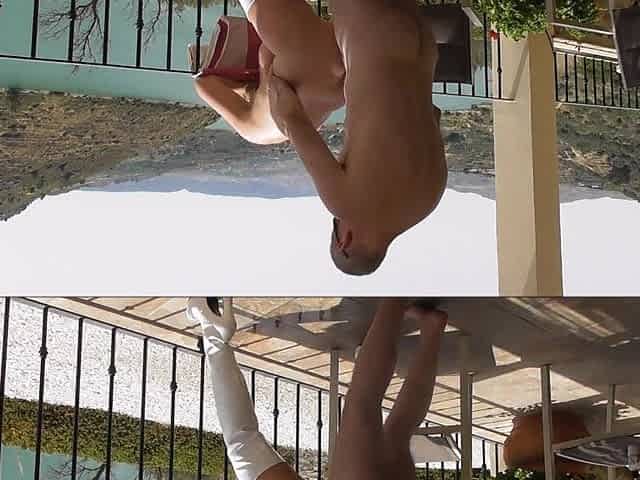 Anal and Squirting on the patio