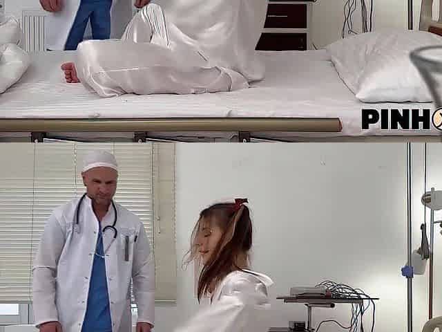 PINHOLE XXX. I want to lick my doctor's dong. Sexy sex with Baby Doll