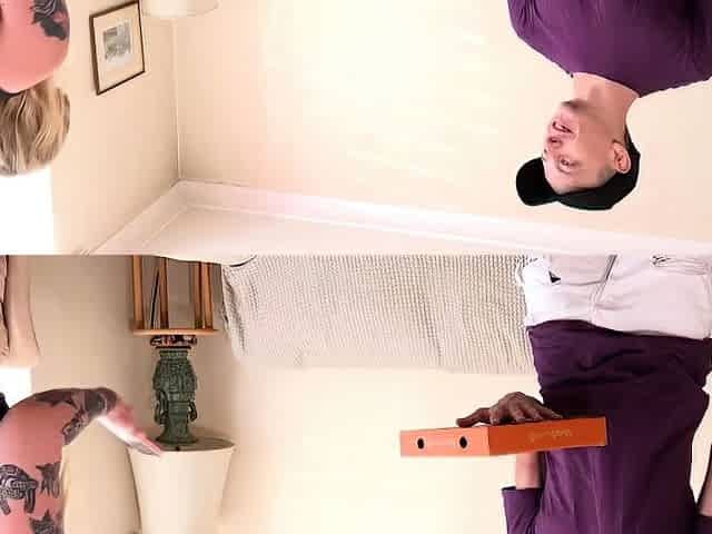 Young babe fucks old mans hard cock
