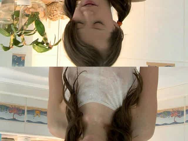 Close up teen masturbation