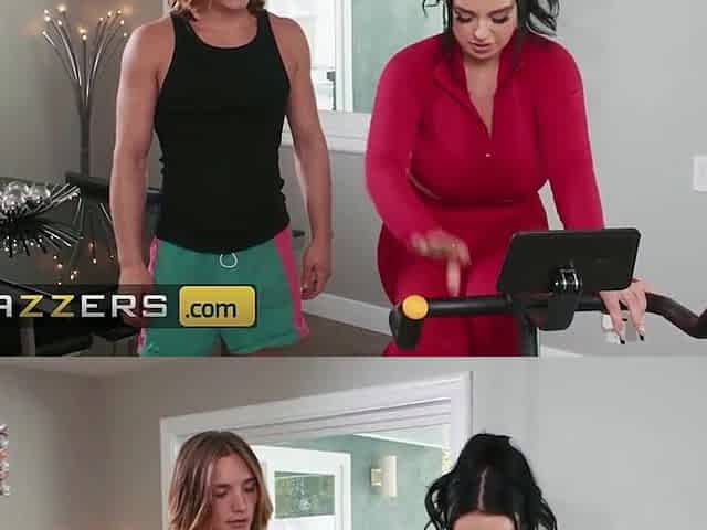 BRAZZERS - Hawt Chick With Large Melons Payton Preslee Sneaks In A Cheating Ride With Her Lustful Neighbour