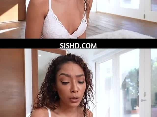 SisHD - Black teen Sarah Lace sneaks into stepbros room for some rod