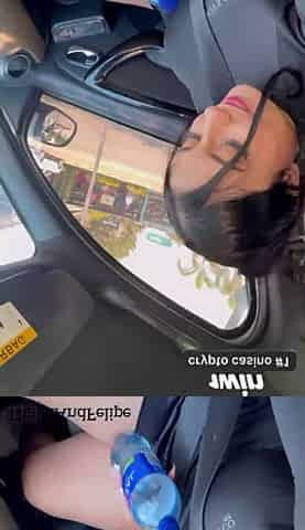 A stranger interrupted my workout and gave me an excellent deepthroat off in her car - PUBLIC SEX.