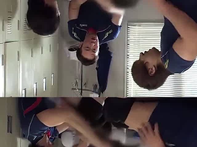 Beautiful Girl Having Sex With Sport Teammates