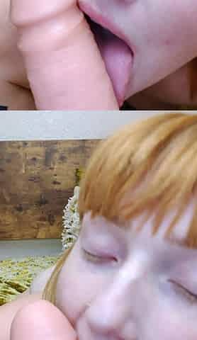 Blonde amateur gives webcam show with toys