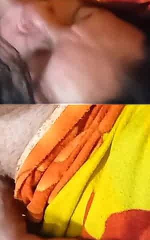 Mature Woman Sucking a Young Man's Cock