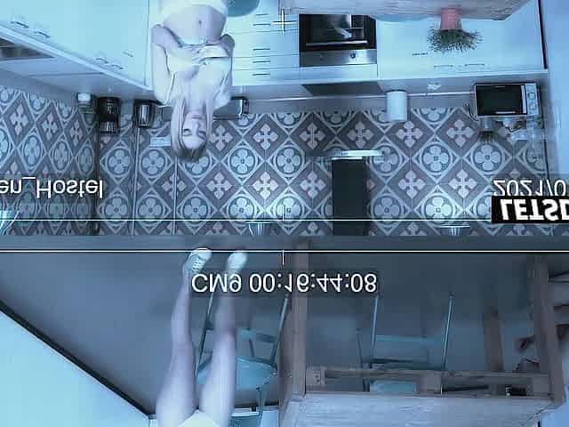 Standing Screw in the Kitchen... That guy Grabs Her Titties and Goes Unfathomable