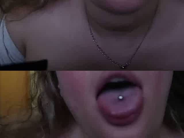 Chubby Girl With Natural Breasts Smokes For You