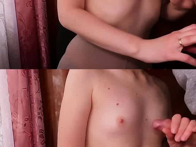 Redhead Teen Sucks a Big Cock