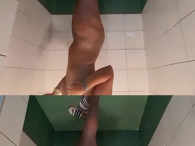 Caught in the Shower and Fucked in the Gym Locker Room